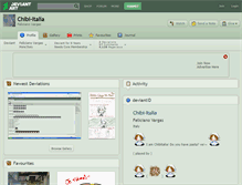 Tablet Screenshot of chibi-italia.deviantart.com