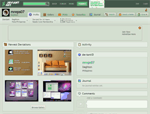 Tablet Screenshot of mreps07.deviantart.com