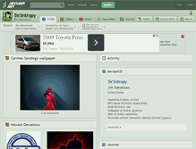 Tablet Screenshot of 5ir3ntropy.deviantart.com