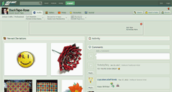 Desktop Screenshot of ducktape-rose.deviantart.com