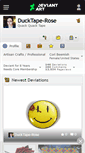 Mobile Screenshot of ducktape-rose.deviantart.com