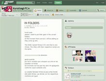 Tablet Screenshot of kurousagi-fc.deviantart.com