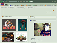 Tablet Screenshot of carico.deviantart.com