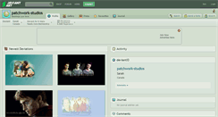 Desktop Screenshot of patchwork-studios.deviantart.com