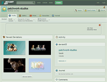 Tablet Screenshot of patchwork-studios.deviantart.com