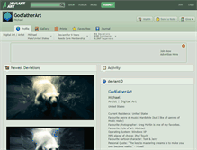 Tablet Screenshot of godfatherart.deviantart.com