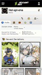 Mobile Screenshot of hel-spi-ena.deviantart.com