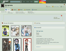 Tablet Screenshot of hel-spi-ena.deviantart.com