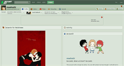 Desktop Screenshot of moehoshi.deviantart.com