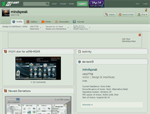 Tablet Screenshot of mindspeak.deviantart.com