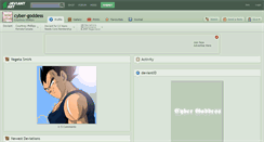 Desktop Screenshot of cyber-goddess.deviantart.com