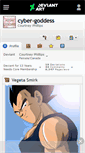 Mobile Screenshot of cyber-goddess.deviantart.com