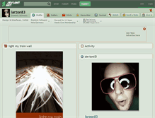 Tablet Screenshot of larzon83.deviantart.com