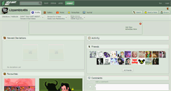 Desktop Screenshot of lizzembiz486.deviantart.com