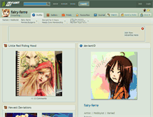 Tablet Screenshot of fairy-ferre.deviantart.com