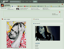 Tablet Screenshot of carizzle.deviantart.com