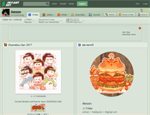 Tablet Screenshot of meoon.deviantart.com