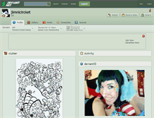 Tablet Screenshot of jimnicircket.deviantart.com