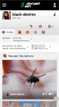 Mobile Screenshot of black-desires.deviantart.com