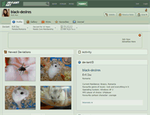Tablet Screenshot of black-desires.deviantart.com