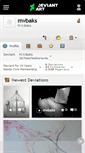 Mobile Screenshot of mvbaks.deviantart.com