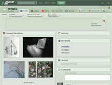 Tablet Screenshot of mvbaks.deviantart.com