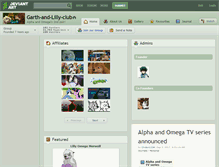 Tablet Screenshot of garth-and-lilly-club.deviantart.com