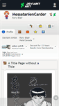 Mobile Screenshot of messataniencarder.deviantart.com