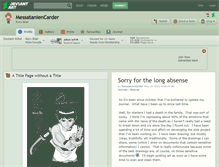 Tablet Screenshot of messataniencarder.deviantart.com