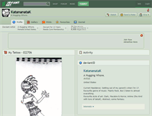 Tablet Screenshot of katananatak.deviantart.com