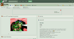Desktop Screenshot of deviata.deviantart.com