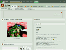 Tablet Screenshot of deviata.deviantart.com