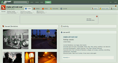 Desktop Screenshot of make-art-not-war.deviantart.com