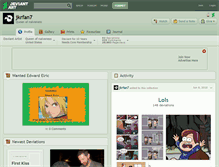 Tablet Screenshot of jkrfan7.deviantart.com