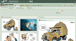 Desktop Screenshot of james-cartoons.deviantart.com