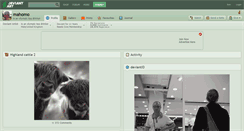 Desktop Screenshot of mahomo.deviantart.com