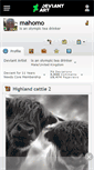 Mobile Screenshot of mahomo.deviantart.com