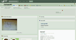 Desktop Screenshot of hydrogenmili.deviantart.com