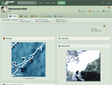 Tablet Screenshot of checkered-smile.deviantart.com