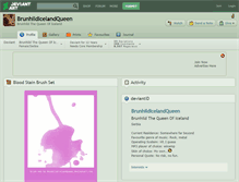 Tablet Screenshot of brunhildicelandqueen.deviantart.com