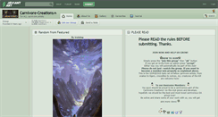 Desktop Screenshot of carnivore-creations.deviantart.com