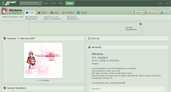 Desktop Screenshot of mizutama.deviantart.com