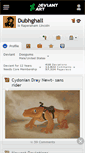 Mobile Screenshot of dubhghall.deviantart.com