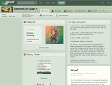 Tablet Screenshot of elements-of-chaos.deviantart.com