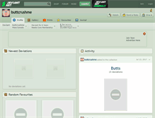 Tablet Screenshot of buttcrushme.deviantart.com