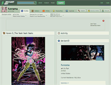 Tablet Screenshot of funrama.deviantart.com
