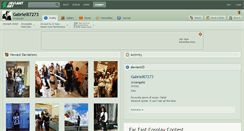 Desktop Screenshot of gabriel87273.deviantart.com