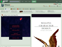 Tablet Screenshot of nikkayla.deviantart.com