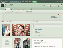 Tablet Screenshot of chainmailbill.deviantart.com