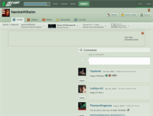 Tablet Screenshot of namirawilhelm.deviantart.com
